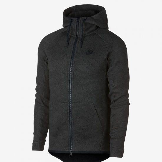 Nike Sportswear Tech Fleece | Midnight Fog / Black - Click Image to Close