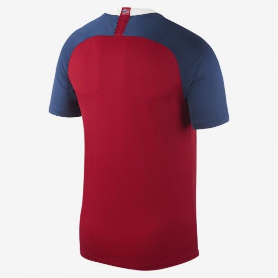 2018 Norway Stadium Home | Gym Red / Navy - Click Image to Close
