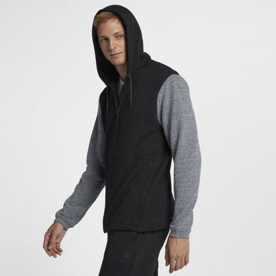 Hurley Bayside Zip | Black / Anthracite - Click Image to Close