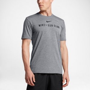 Nike Dri-FIT Run Club | Carbon Heather / Black