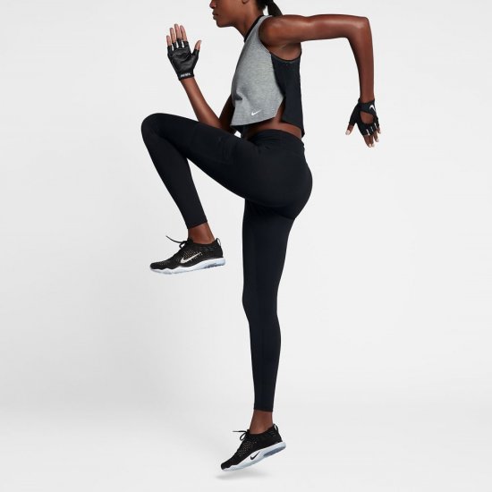 Nike Breathe Cropped | Black / Heather / White - Click Image to Close