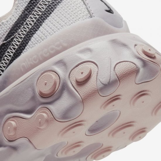 Nike React Element 55 | Vast Grey / Platinum Violet / Stone Mauve / Digital Pink - Click Image to Close