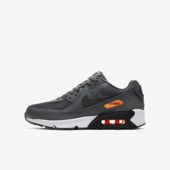 Nike Air Max 90 | Iron Grey / Total Orange / White / Black - Click Image to Close