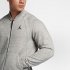 Jordan Lifestyle Fleece Bomber | Dark Grey Heather / Black