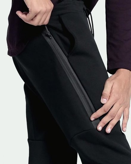 Nike Sportswear Tech Fleece | Carbon Heather / Black / Black - Click Image to Close