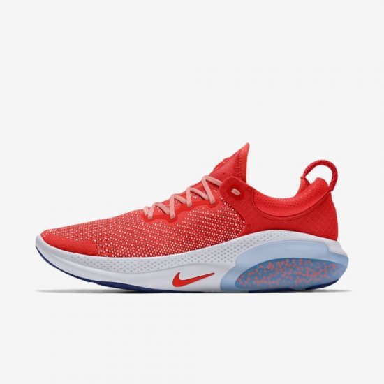 Nike Joyride Run Flyknit By You | Bright Crimson / White - Click Image to Close