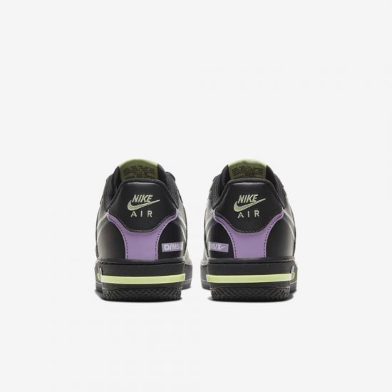 Nike Air Force 1 React | Black / Violet Star / Barely Volt / Anthracite - Click Image to Close