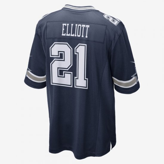 NFL Dallas Cowboys Game (Ezekiel Elliott) | College Navy - Click Image to Close
