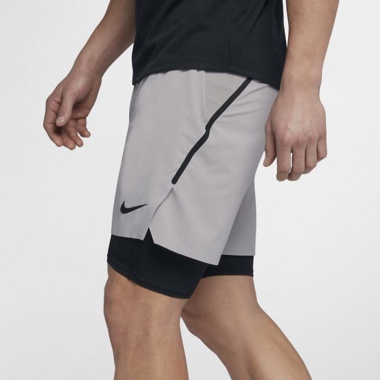 NikeCourt Flex Ace | Atmosphere Grey / Black / Black / Black - Click Image to Close