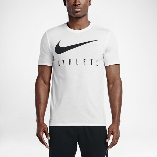 Nike Swoosh Athlete | White / White / Black - Click Image to Close