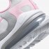 Nike Air Max 270 React | White / Light Smoke Grey / Metallic Silver / Pink