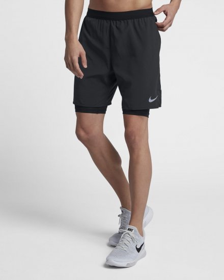 Nike Distance 2-in-1 | Black / Black - Click Image to Close