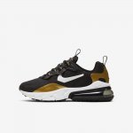 Nike Air Max 270 React | Anthracite / Black / Metallic Gold / White