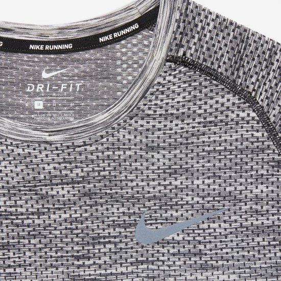 Nike Dri-FIT Knit | Heather / Black - Click Image to Close