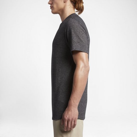 Hurley Tri-Blend Staple | Black / Wolf Grey - Click Image to Close