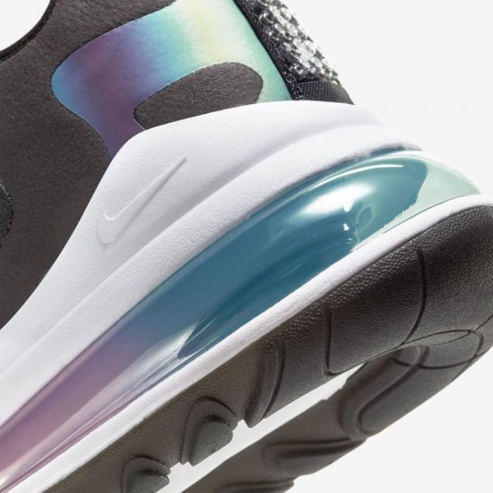 Nike Air Max 270 React | Dark Smoke Grey / Black / White / Multi-Colour - Click Image to Close