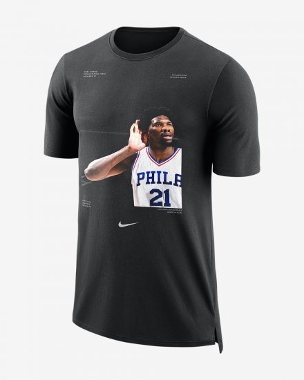 Joel Embiid Nike Dry (Philadelphia 76ers) | Black - Click Image to Close