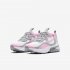 Nike Air Max 270 React | White / Light Smoke Grey / Metallic Silver / Pink