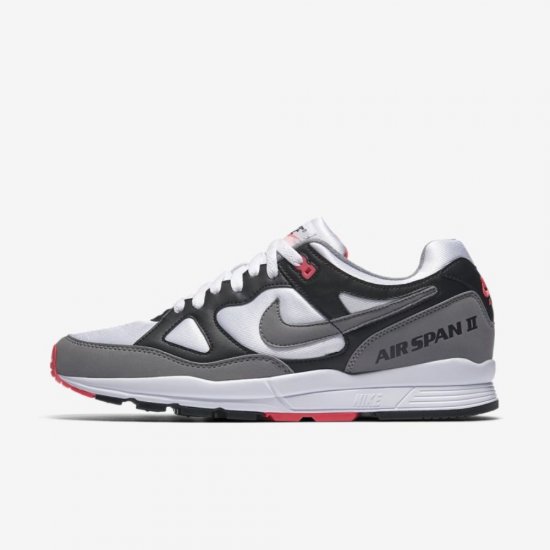 Nike Air Span II | Black / Solar Red / White / Dust - Click Image to Close