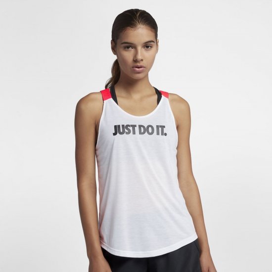 Nike Breathe Elastika | White / Bright Crimson / Black - Click Image to Close