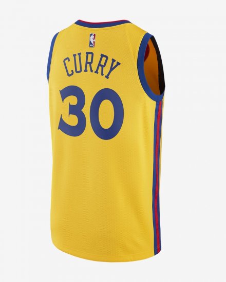 Stephen Curry City Edition Swingman Jersey (Golden State Warriors) | Amarillo - Click Image to Close