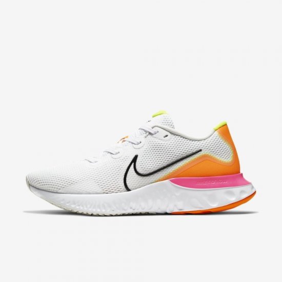 Nike Renew Run | White / Platinum Tint / Pink Blast / Black - Click Image to Close