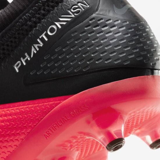 Nike Phantom Vision 2 Pro Dynamic Fit AG-PRO | Laser Crimson / Black / Metallic Silver - Click Image to Close