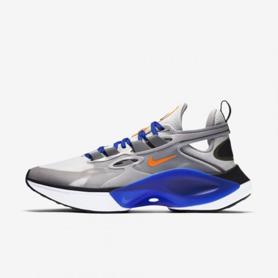 Nike Signal D/MS/X | Pure Platinum / Atmosphere Grey / Cool Grey / Total Orange - Click Image to Close