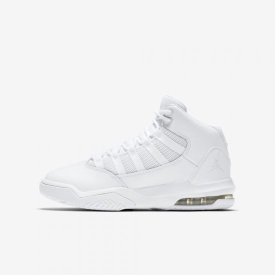 Jordan Max Aura | White / White / White - Click Image to Close