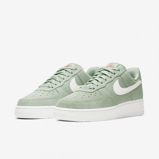 Nike Air Force 1 '07 | Pistachio Frost / Laser Crimson / White - Click Image to Close