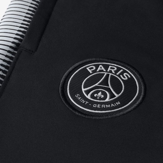 Paris Saint-Germain Dri-FIT Squad | Black / Pure Platinum / Pure Platinum - Click Image to Close