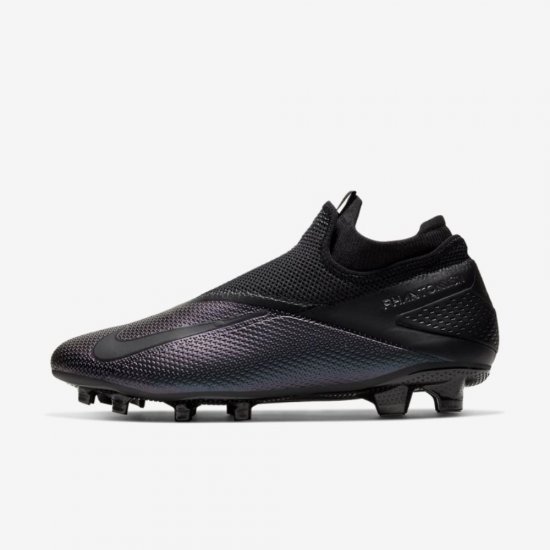 Nike Phantom Vision 2 Pro Dynamic Fit FG | Black / Black - Click Image to Close