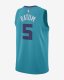 Nicolas Batum Icon Edition Swingman Jersey (Charlotte Hornets) | Rapid Teal / New Orchid