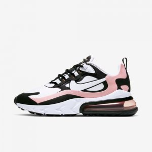 Nike Air Max 270 React | Black / Bleached Coral / Metallic Gold / White