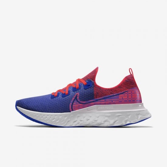 Nike React Infinity Run Flyknit By You | Racer Blue / Red Orbit - Click Image to Close