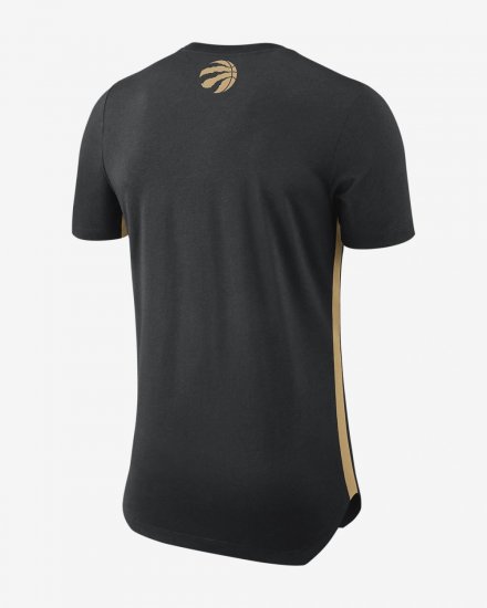Toronto Raptors City Edition Nike Dry | Black / Club Gold - Click Image to Close