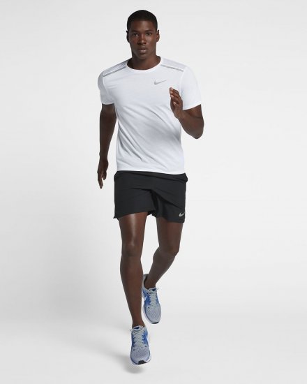 Nike Dri-FIT Rise 365 | White / Metallic Silver - Click Image to Close