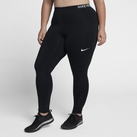 Nike Pro | Black / Black / White - Click Image to Close