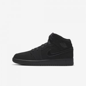 Air Jordan 1 Mid | Black / Black / Black