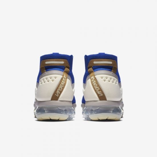 Nike Air VaporMax Flyknit Utility | Racer Blue / Moon Particle / Light Cream / Muted Bronze - Click Image to Close