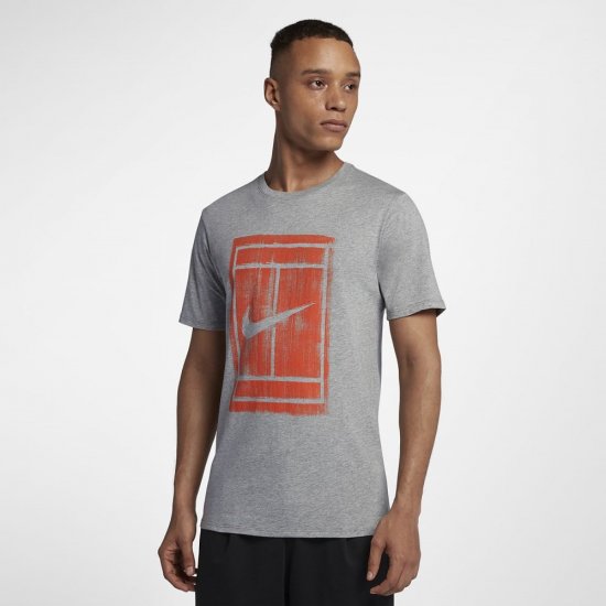 NikeCourt | Dark Grey Heather / Vintage Coral - Click Image to Close