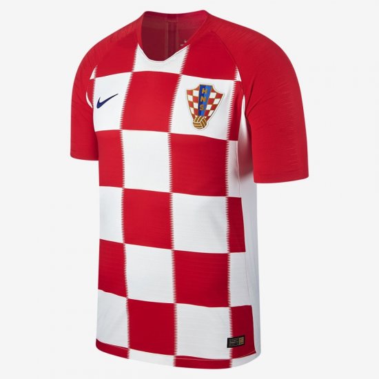2018/19 Croatia Vapor Match Home | University Red / White / Deep Royal Blue - Click Image to Close