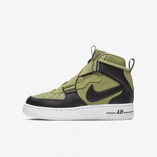 Nike Air Force 1 Highness | Dusty Olive / White / Black - Click Image to Close