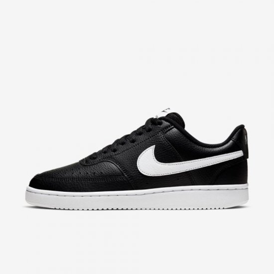 Nike Court Vision Low | Black / White - Click Image to Close