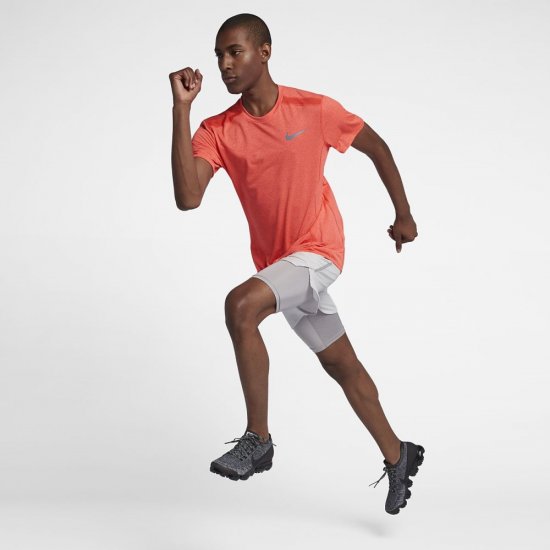 Nike Dri-FIT Miler Cool | Rush Coral / Heather / Rush Coral - Click Image to Close