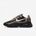 Nike Air Max 270 React | Black / Khaki / Metallic Gold / Light Bone