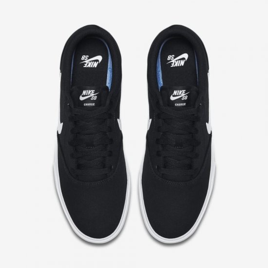 Nike SB Charge Canvas | Black / White - Click Image to Close