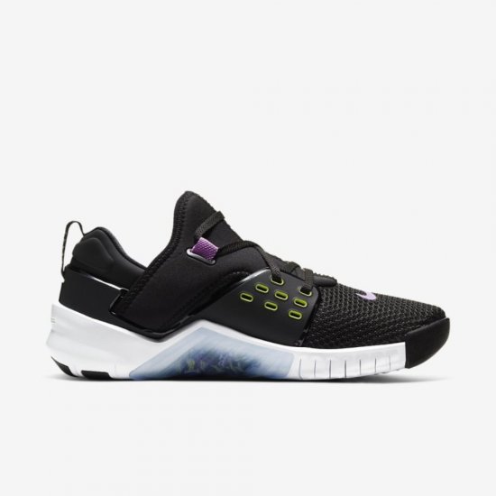 Nike Free X Metcon 2 | Black / Purple Nebula / White / Bright Cactus - Click Image to Close