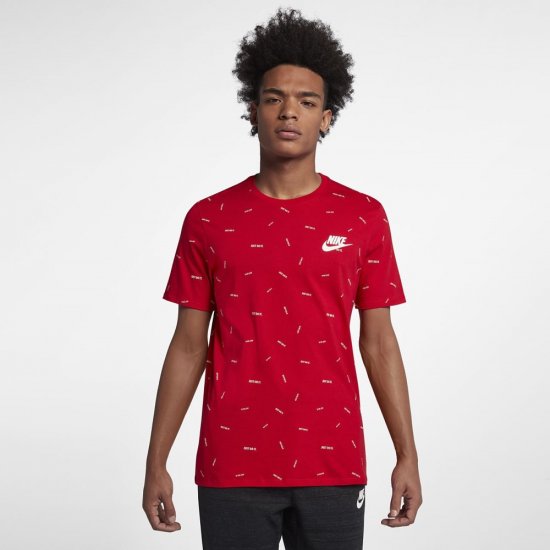 Nike Sportswear Just Do It | University Red / White - Click Image to Close