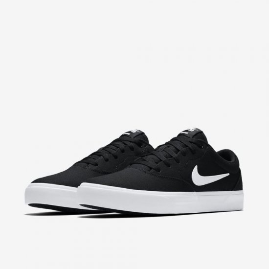 Nike SB Charge Canvas | Black / White - Click Image to Close